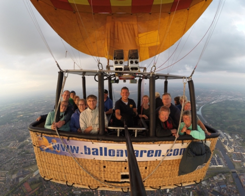 Ballonvaart Laren naar Enschede Overijssel